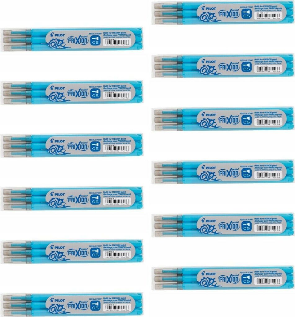 Pilot FriXion Point Ersatzminen 0.5 hellblau- 36er-Set