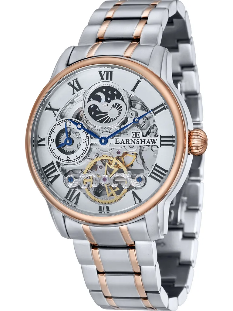Montre automatique chic homme Earnshaw ES-8006-33 pour costume