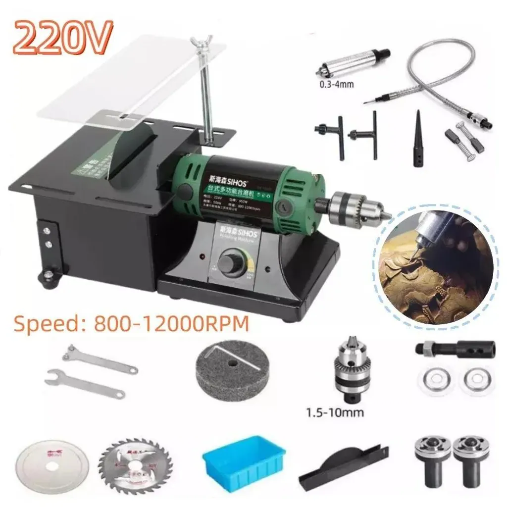 Polisseuse Braun pour métaux - 950W Bench Buffer - Idéal bricolage - 3