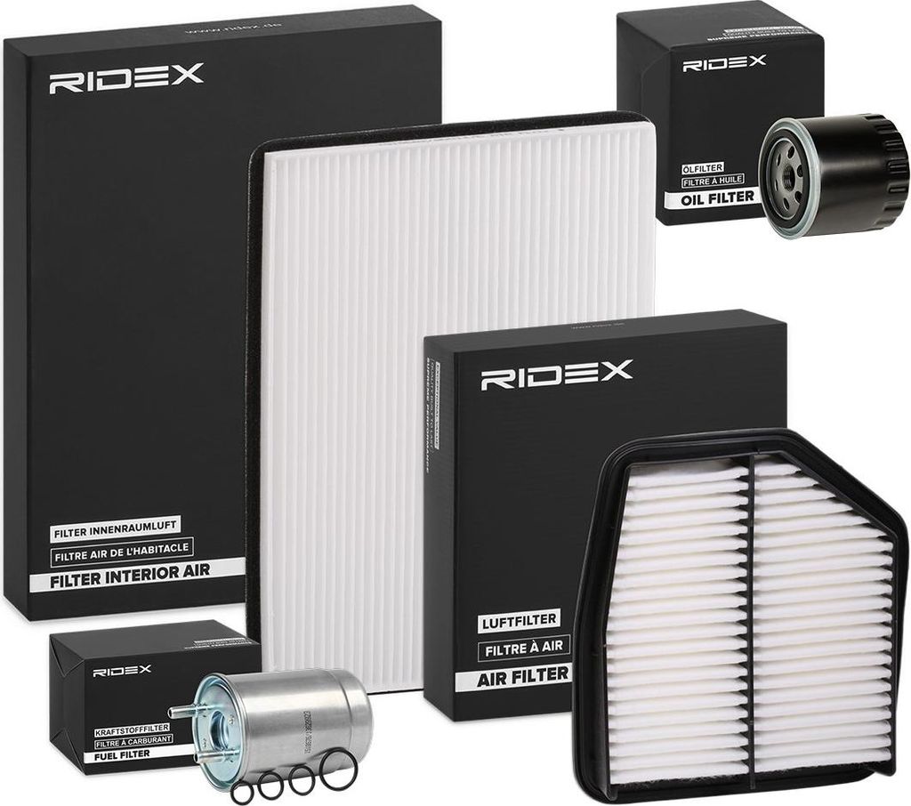 RIDEX Filterset Inspektionspaket Filtersatz für SUZUKI Grand Vitara II SUV (JT, TE, TD)