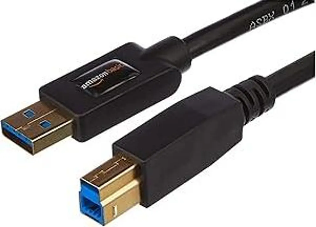 Cavo Stampante USB 3.0 Professionale A-B 1.8m Nero | Zero Interferenze