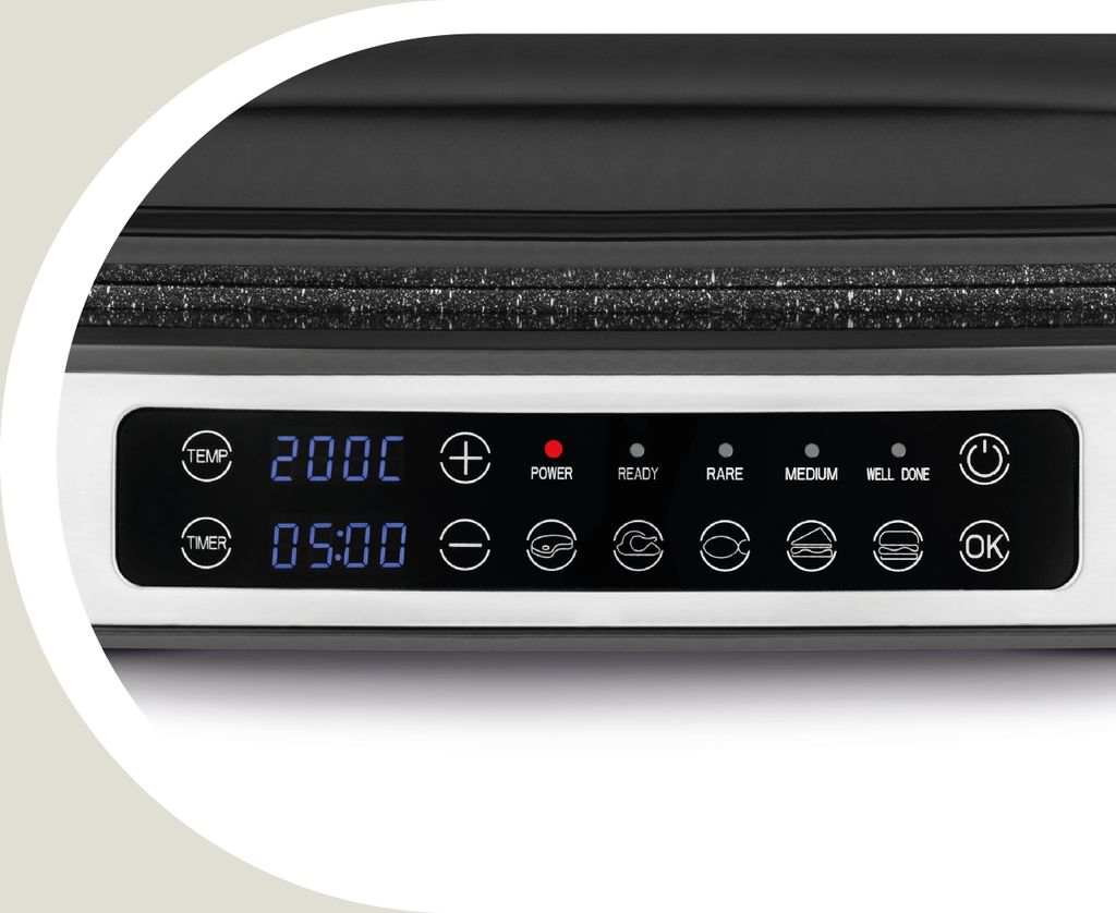 ZEEGMA Elektrický kontaktný gril a sendvičovač 2100 W, 2v1, Obrázok produktu 15