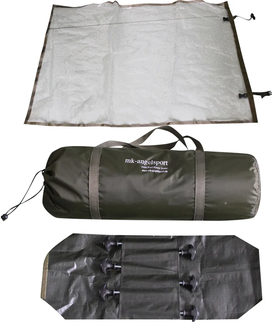 Tente de pêche anti-condensation MK Fort Knox Solid abri vent violent - 2