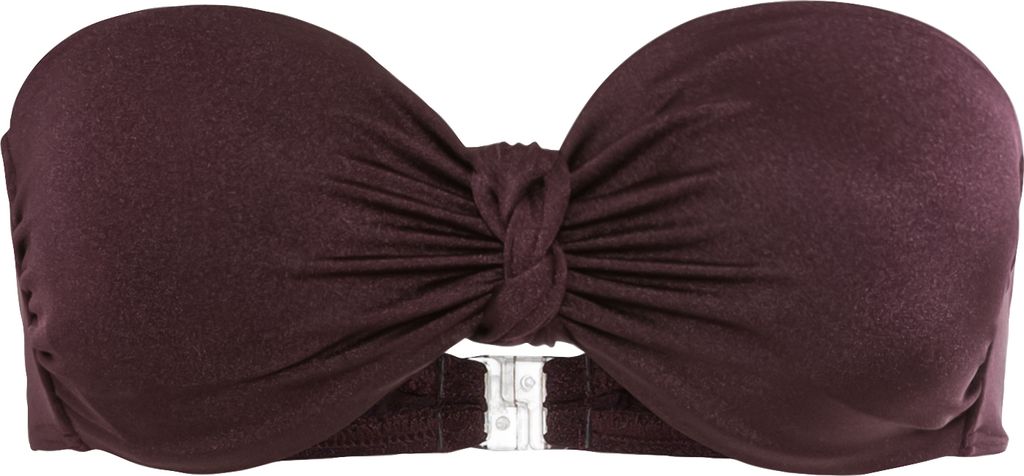 LSCN by Lascana Bandeau-Bikini-Top Nele aubergine Größe 32 Cup C/D
