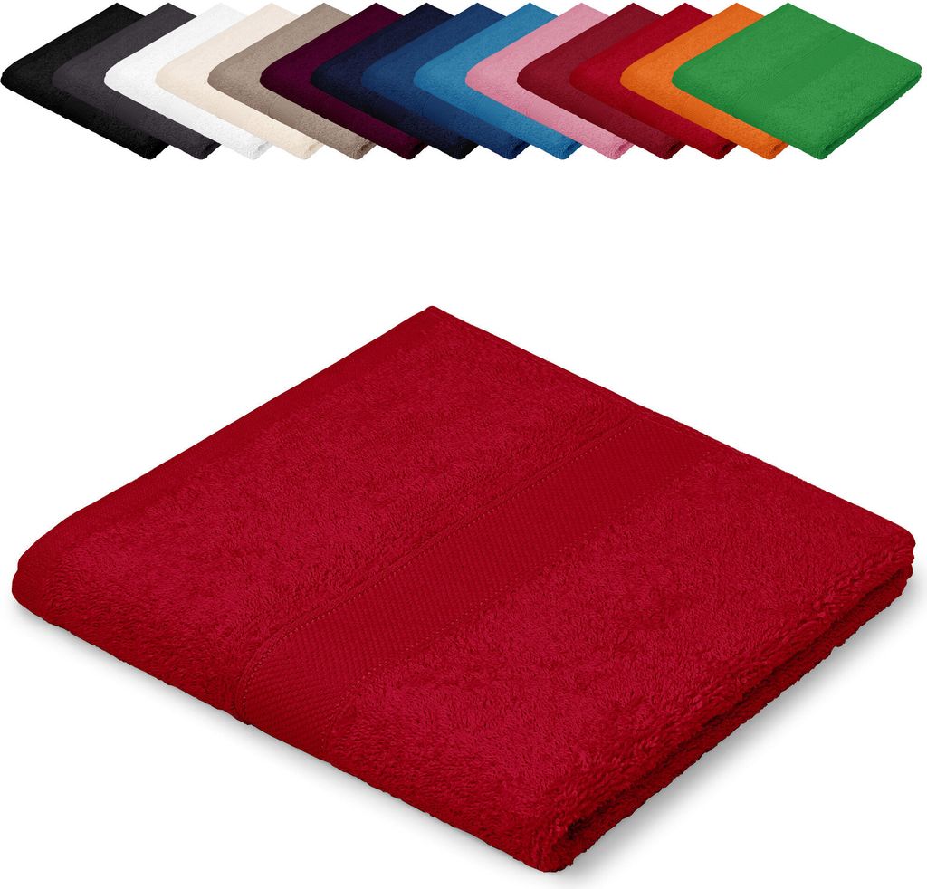 Duschtuch 70x140 cm Duschhandtuch 100% Baumwolle, Farbe: Produktbild 