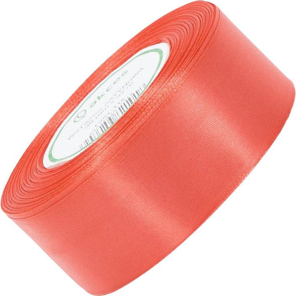 Wstążka satynowa ciemna koralowa 38mm - 32mb Zdjęcie produktu 
