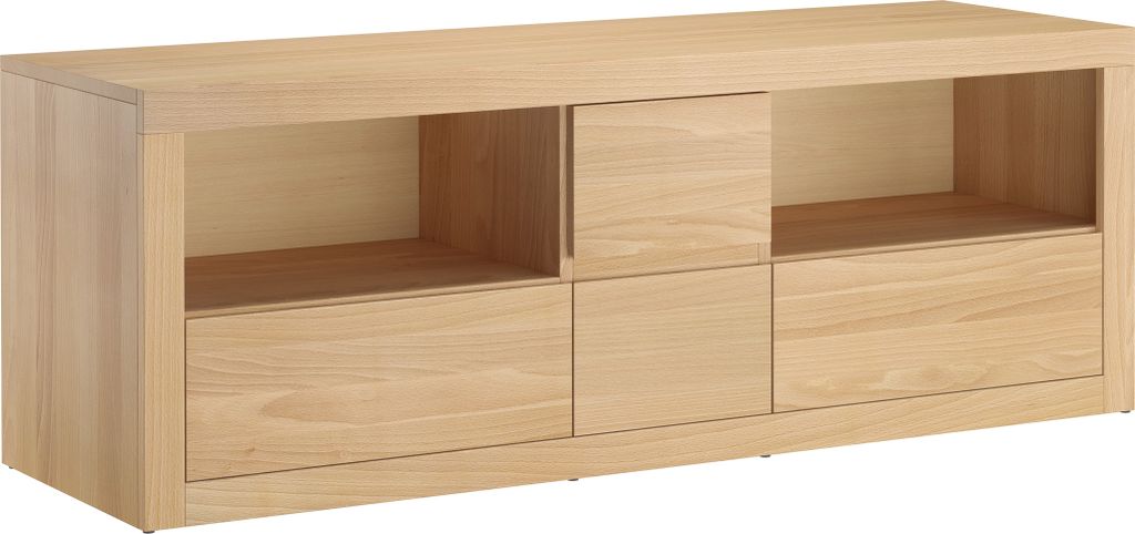 TV-Schrank TV-Element Lowboard Medienmöbel 140x50x44 Buche lackiert 90.51-14