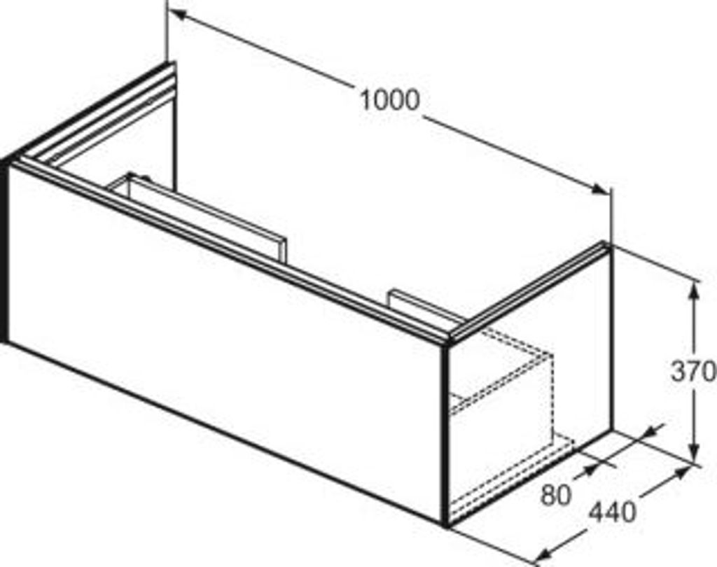 Ideal Standard T5576Y1 Möbelwaschtischunterschrank Conca