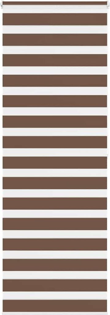 "im Sonderangebot"Doppelrollo - elegantes Design - Sichtschutz/Lichtschutz - Braun 70x200cm Stoffbreite 65,9cm Polyester DE799636 - Rollos