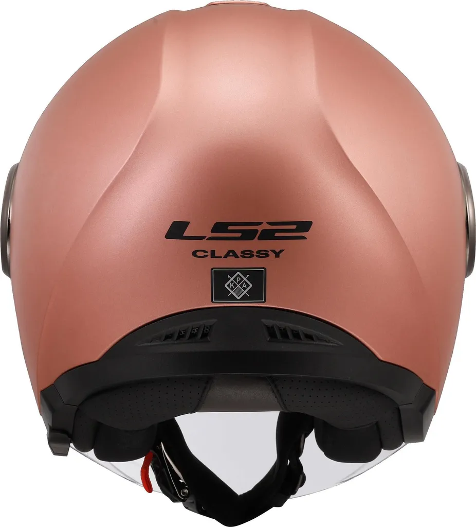 Casque LS2 OF620 Classy Solid Rose Mat Jet - Taille L 59-60 cm Confort