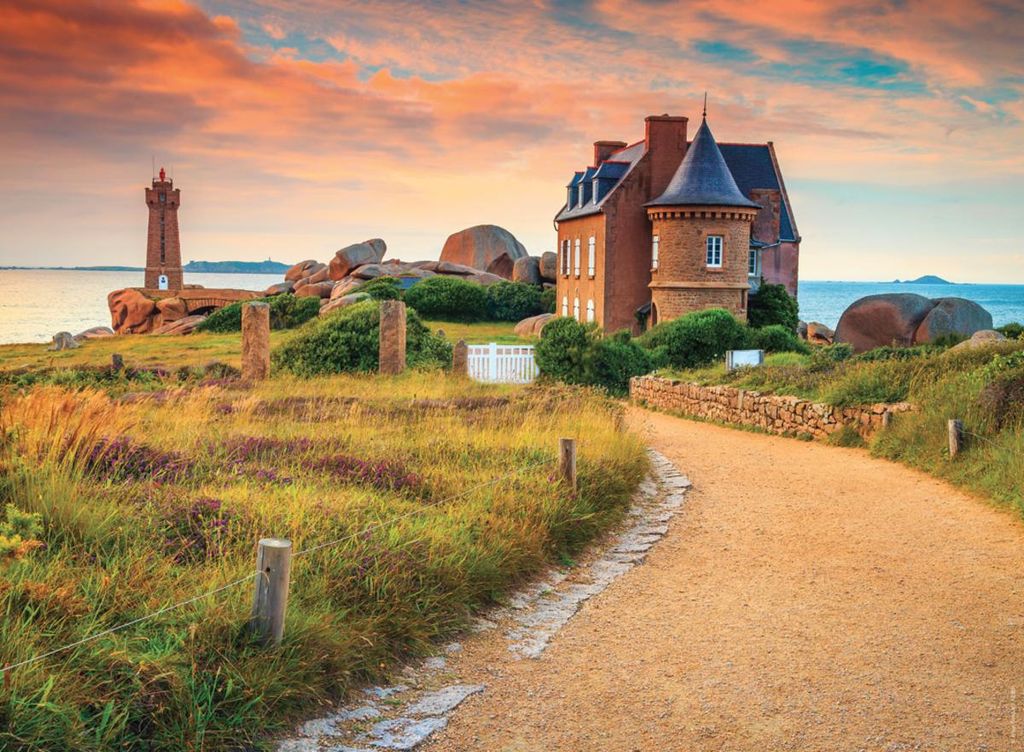 Nathan Puzzle Bretagne - 500 Teile Erwachsenen-Puzzle Landschaft