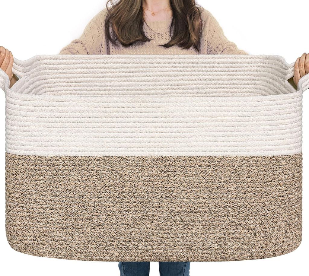 W?schekorb, Korb Aufbewahrung, Faltbarer W?schekorb, Aufbewahrungskorb fš¹r Baby Spielzeug, Square Laundry Baskets, Korb Aufbewahrung fš¹r Deck...