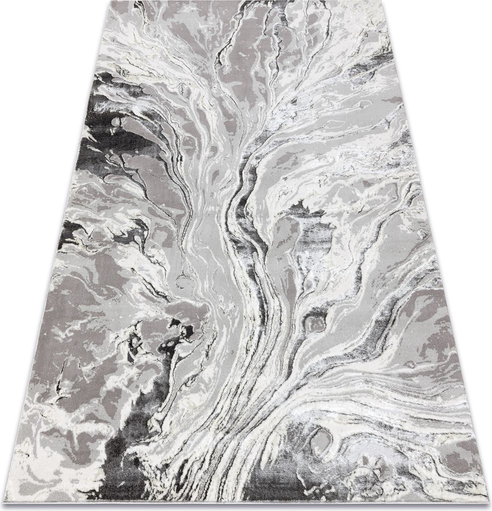 BLISS Z162BZ253 Teppich grau / creme – Abstraktion, modern, strukturell Grau 180x270 cm