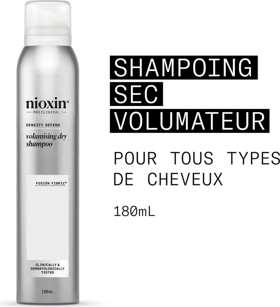 Soin Shampooing Sec Volumisateur Nioxin 180ml Cheveux Fins et Plats