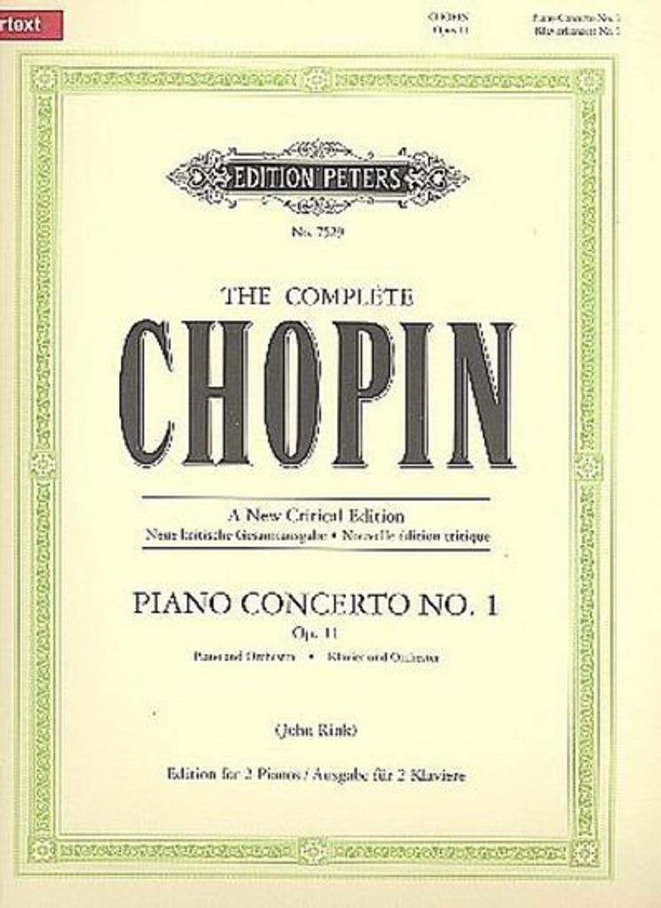 Piano Concerto No. 1 in E Minor Op. 11 (Edition for 2 Pianos)