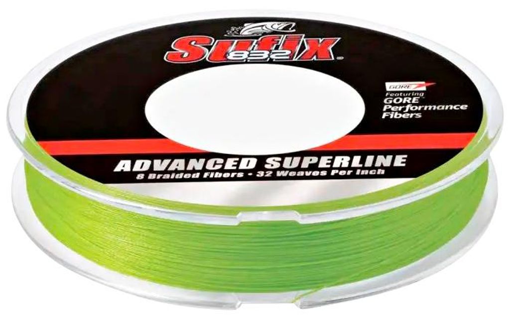 Sufix 832 Advanced Superline (Neon Lime, 120 m)