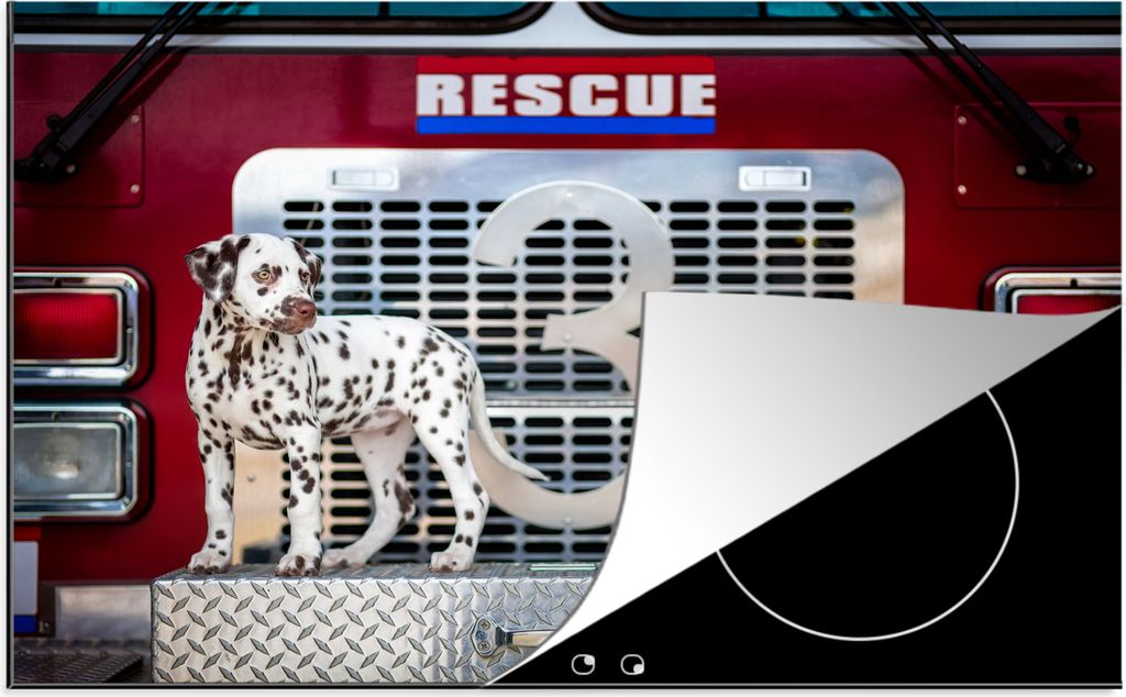 MuchoWow Herdabdeckplatte - Induktionsschutz - 80.2x52.2 cm - Herdabdeckung Matte von Vinyl - Vergrößert die Arbeitsfläche - Glaskeramikkochfe...