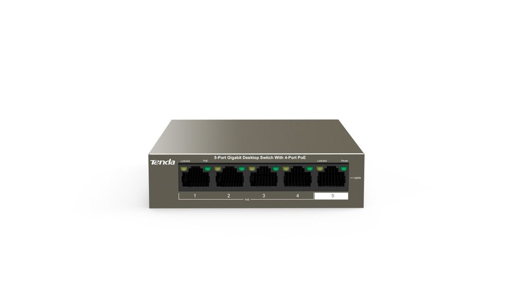 Tenda TEG-1105P-63W Tenda Switch  5-Port FE TEG1105P-4-63W  Immagine del prodotto 