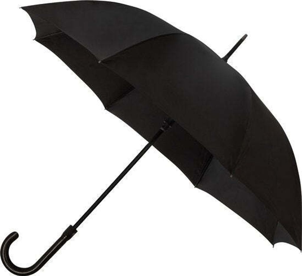 ombrello automatico 101 cm poliestere nero Immagine del prodotto 