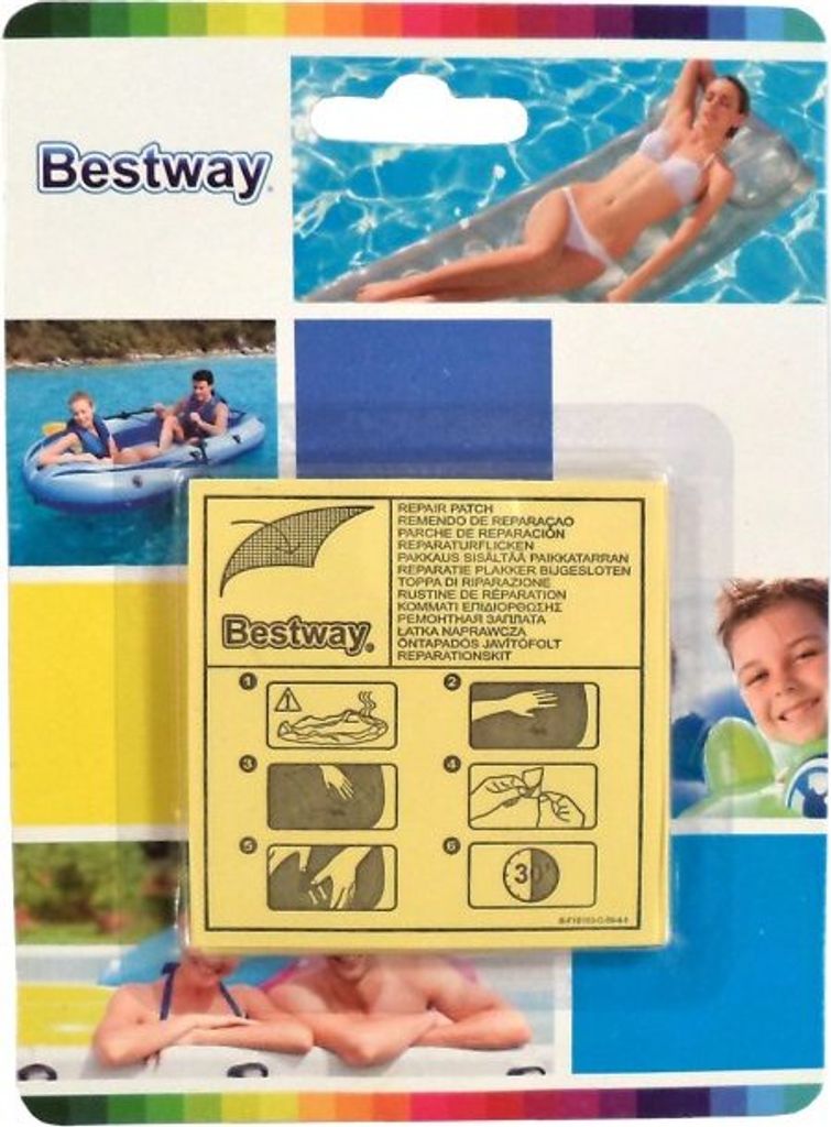 Bestway 62068, Łata, Wielobarwny, 10 szt., 42,3 cm², 21 g, Zdjęcie produktu 