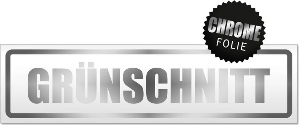 Grünschnitt Magnetschild Schild magnetisch