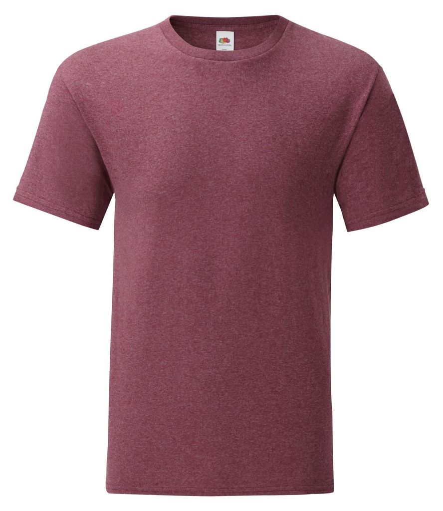 Fruit of the Loom - "Iconic 150" T-Shirt für Herren FK2893 (3XL) (Heide Burgund)