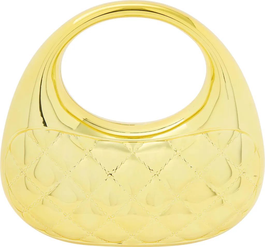 Joella Borsa Oro Metallic Taglia Unica - Look Glamour per Uscite Serali