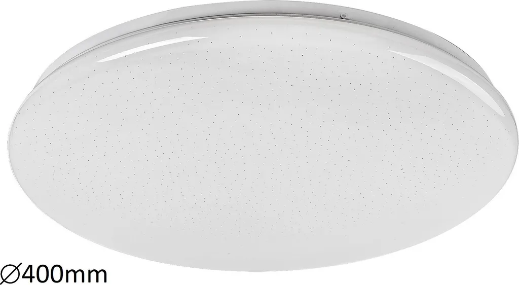 Plafonnier LED connecté effet étoilé blanc 36W dimmable avec timer - 14