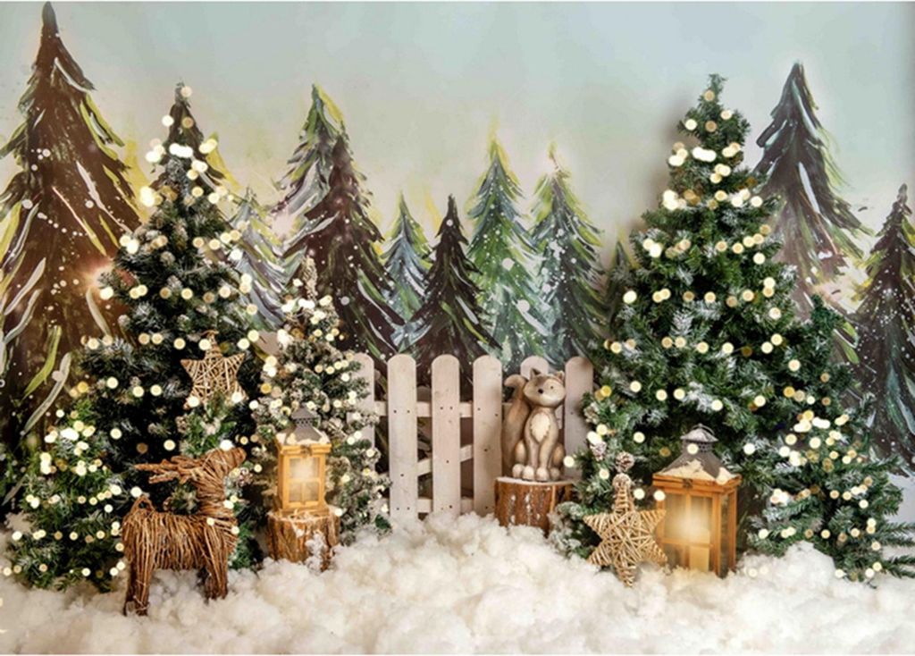 2,1 * 1,5 m / 7 5 Fuß Weihnachtshintergrund Fotografie Hintergrund Porträthintergründe Fotostudio Requisiten für Dekoration Baby Kinder Fotos P...