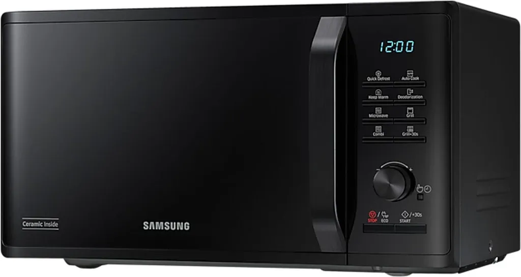 Micro-ondes combiné grill Samsung 23 litres noir avec cuisson rapide - 8