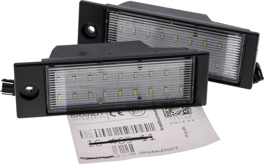 BRANDT AUTOMOTIVE Kennzeichenleuchten + Kabel LED kompatibel mit Hyundai iX 35 I LM 13-15 Tucson II III 13-18 Kia Cee’d SW CD 12-16 Forte III 19-...