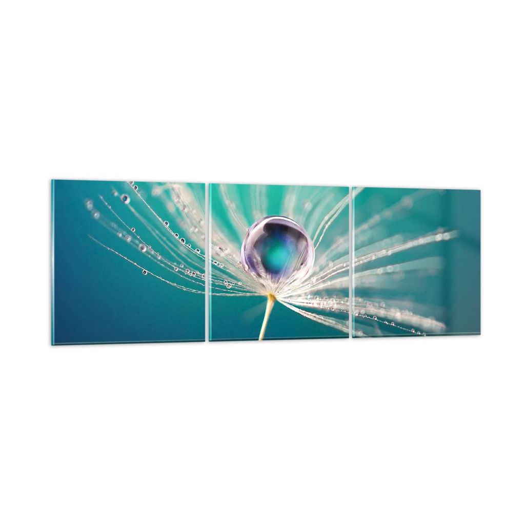 Bilder auf glas - Pflanze Natur - 150x50cm - Glasbilder - Wandbilder - Bilder - Kunstdruck - zum Aufhängen bereit - Wanddekoration aus Glas - Glas...