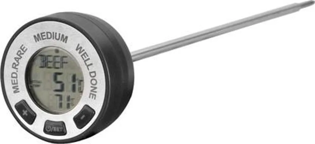 Lacor Termometro Cucina Inox con Sonda: Allarme e Timer Professionali