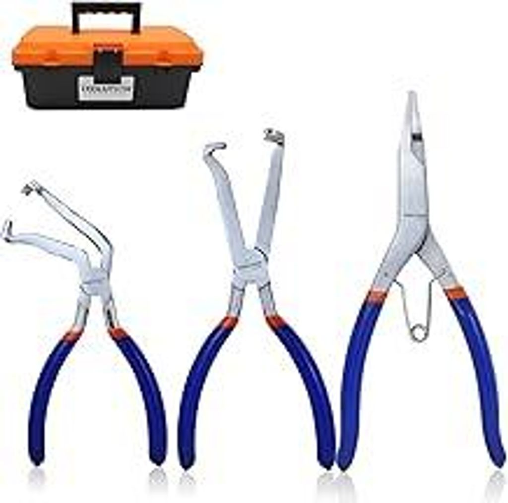 TOOLUTION Snap-Ring Pliers 3pcs Abzieher-Zangenset