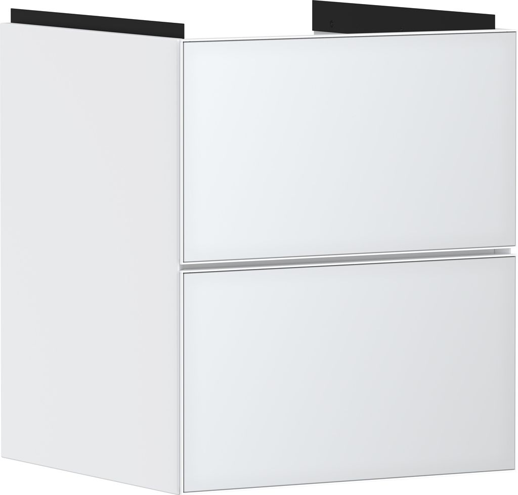 hansgrohe Xevolos E Waschtischunterschrank, 2 Schubkästen, SoftClose, 480x475x555mm, für Handwaschbecken, 54172320