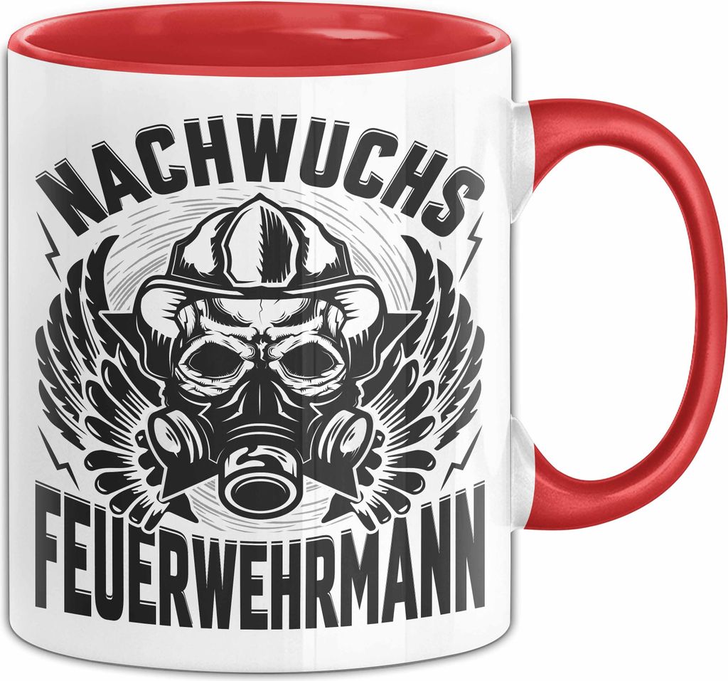 Nachwuchs Feuerwehrmann Tasse Geschenk Jungs Jungen Produktbild 