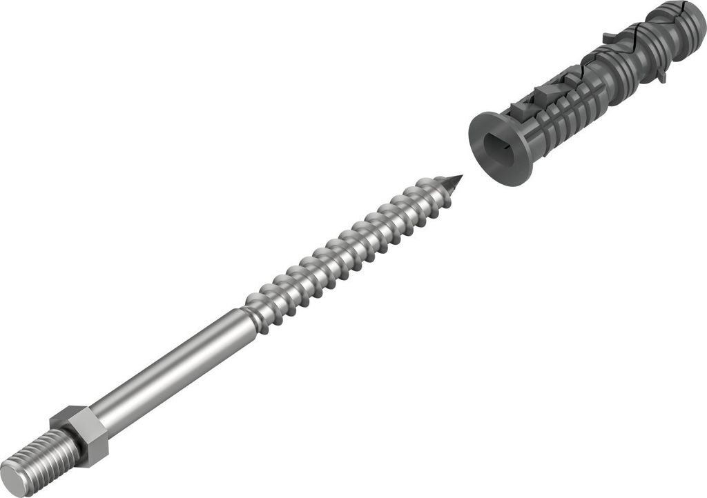 BRYZA Dorn für Rohrschelle 120 mm mit Dübel Produktbild 