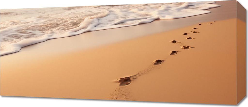 Bild 70x30cm Flüsternde Wellen