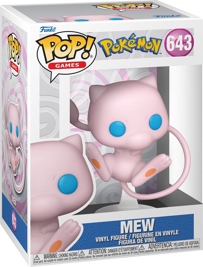 Pokémon - Mew 643 - Funko Pop! Vinyl Figur Produktbild 