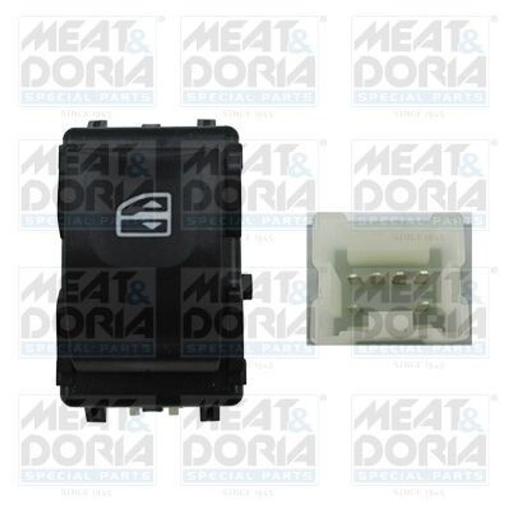 MEAT & DORIA 26173 Fensterheberschalter passend für MERCEDES-BENZ CITAN Kasten (415) Vorne Rechts Fensterheber Schalter