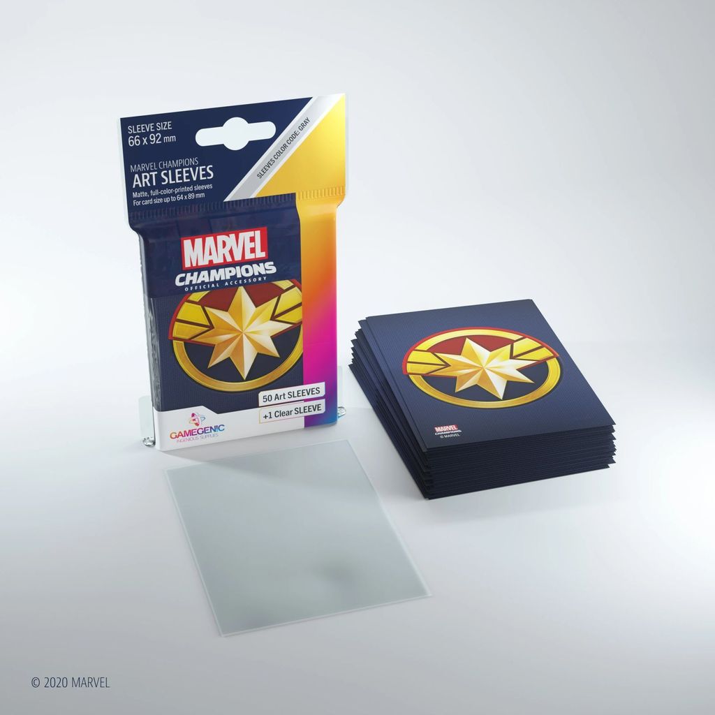 Gamegenic Kartenhüllen Marvel Champions Kapitän 66x91 Mm Produktbild 
