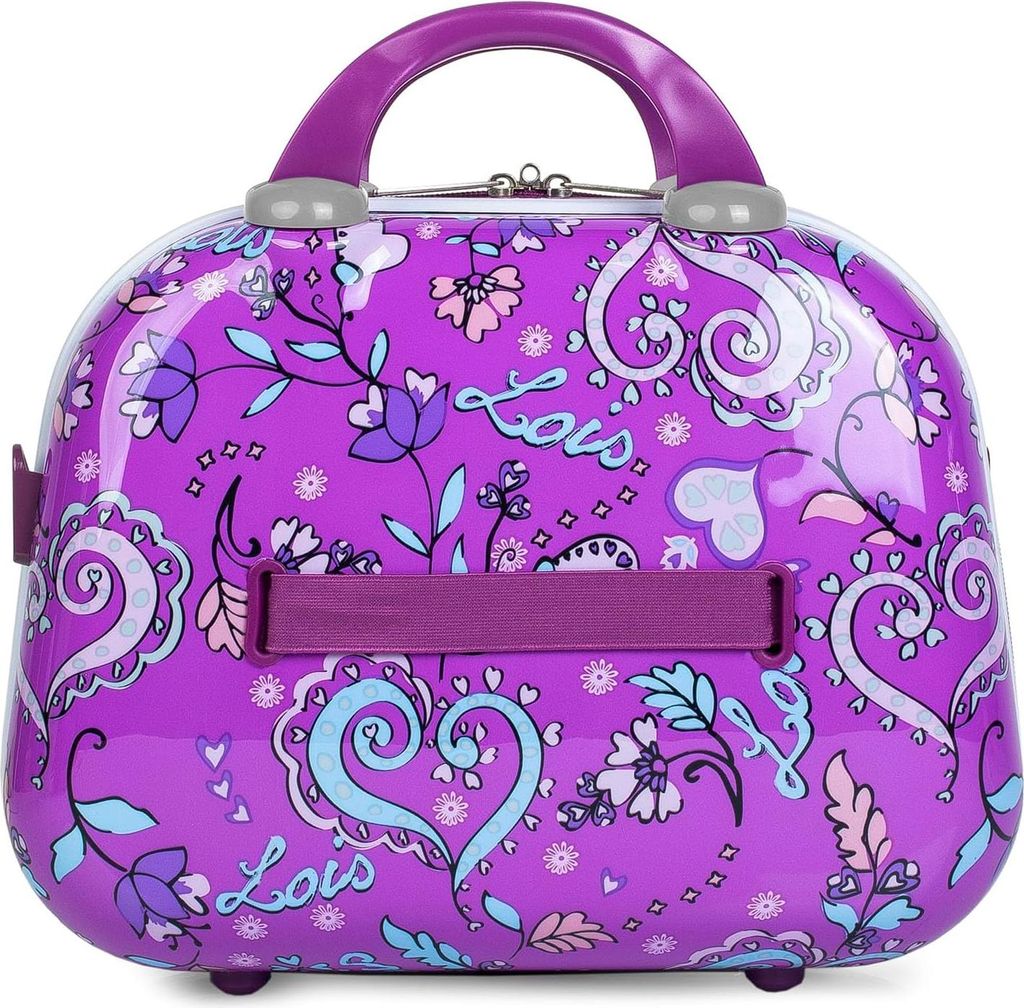 Leichte Kosmetiktasche und Beauty-Case - Nachhaltiger Make-up-Organizer und Kosmetik-Case für Frauen - Lila