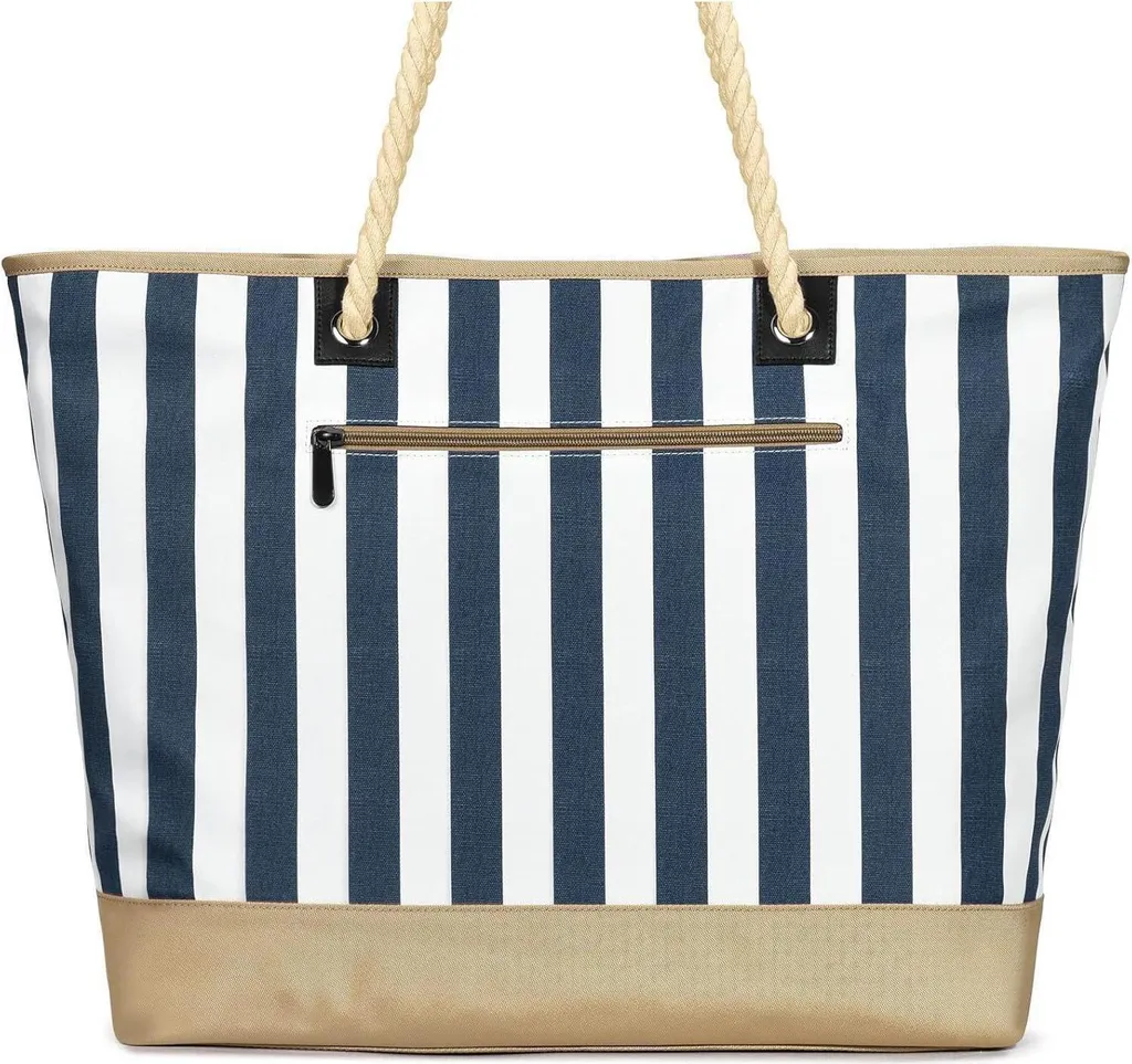 Sac de plage imperméable grand format avec fermeture éclair solide - 9