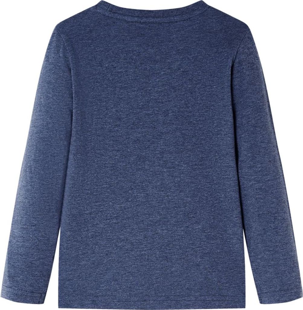 vidaXL Camicia a maniche lunghe per bambini blu scuro Immagine del prodotto 