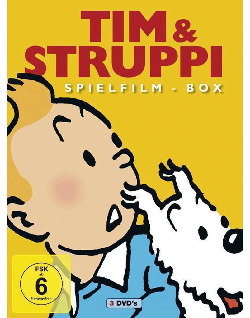 Tim & Struppi Spielfilm Box (Jumbo Amaray) Produktbild 