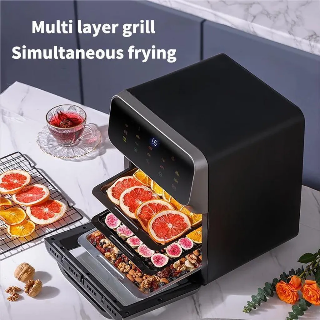 Friteuse à air chaud 10L Tactile - Four Compact Multifonction Sain - 3