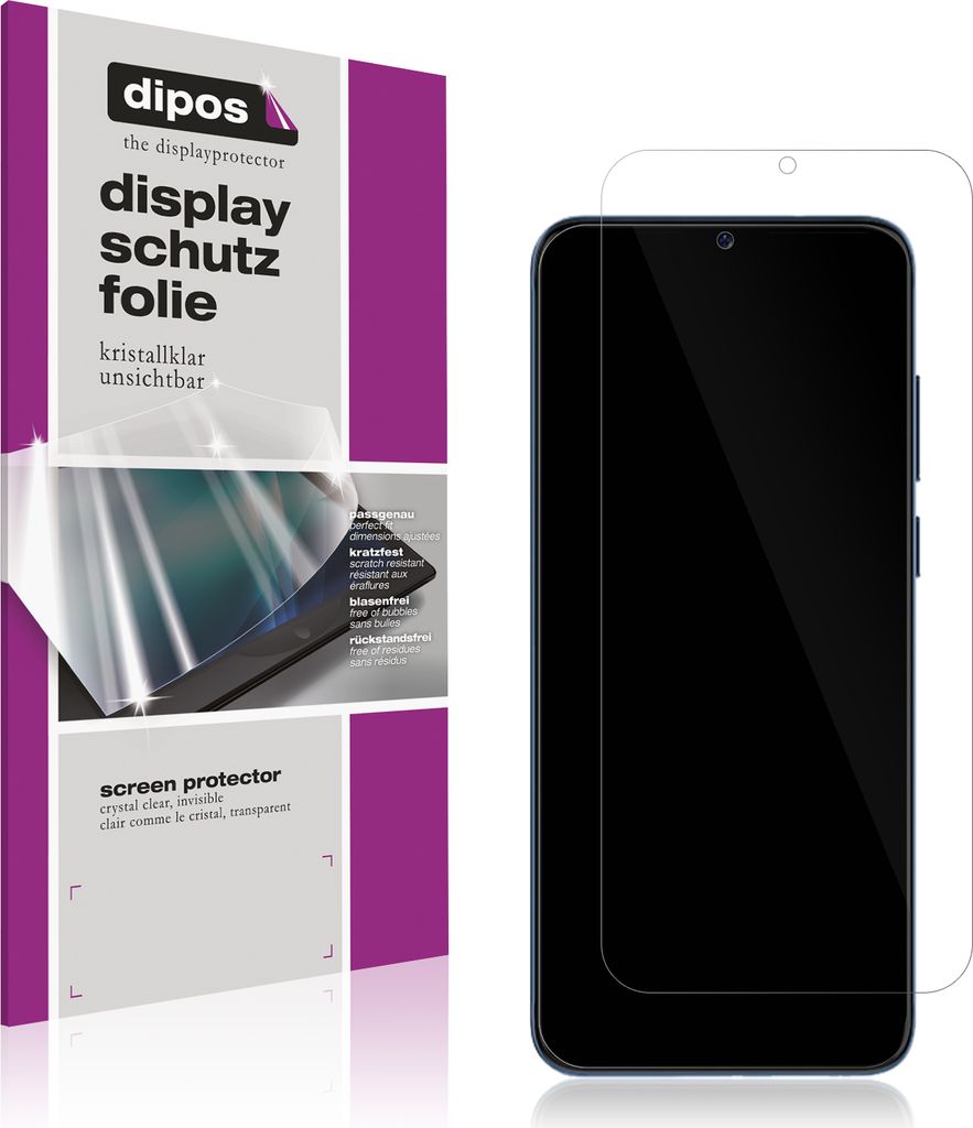 4x Schutzfolie für Benco V90i klar Displayschutzfolie Folie Display Schutz dipos