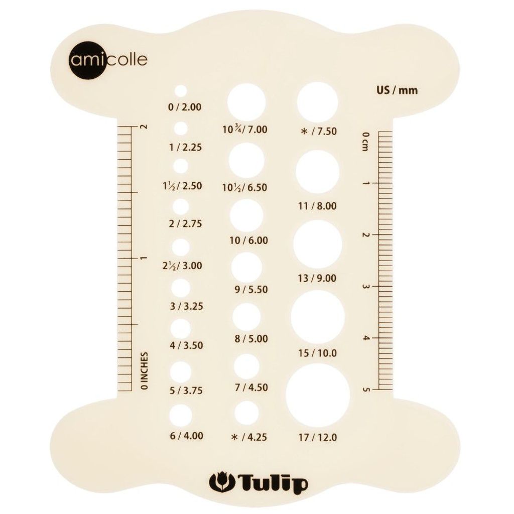 Tulip | Nadelmaß | weiß