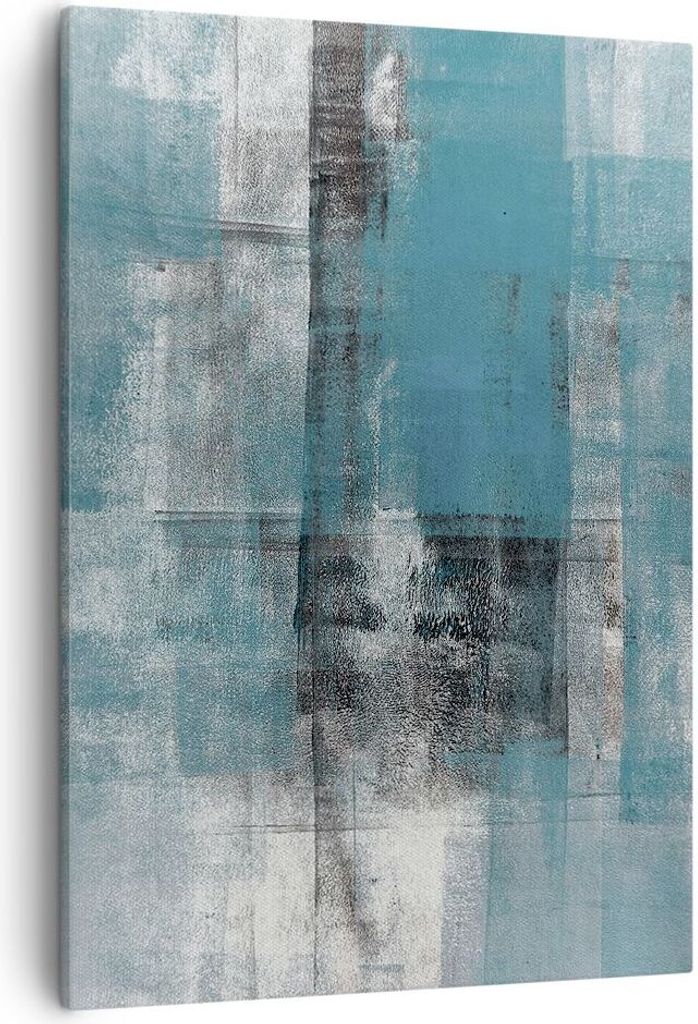 Bild auf Leinwand - Leinwandbild - Einteilig - Abstraktion Modern Gürtel - 50x70cm - Wand Bild - Wanddeko - Wandbilder - Leinwanddruck - Wanddekor...