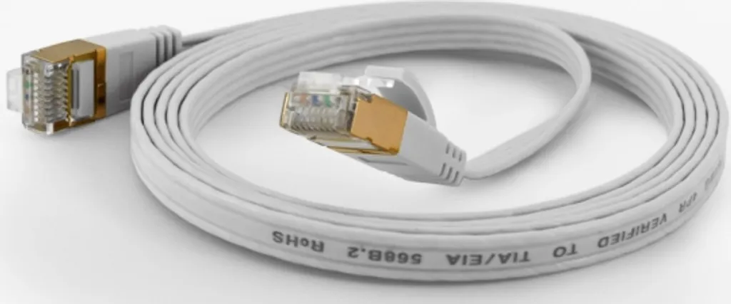 Wantec 7001 Wantec Patchkabel FTP CAT6 q=1,6x6,5mm 0,10m weiß - 2
